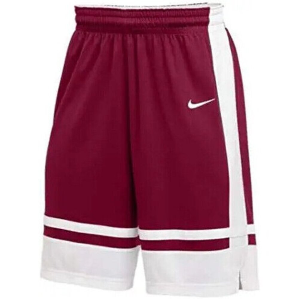 Nike Mens Dri-Fit Elite Sportswear Athletic Basketball Icon Cardinal Red Shorts